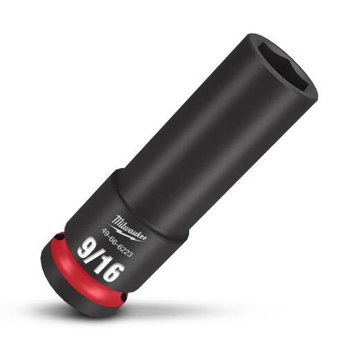 Milwaukee 49666223 1/2" Drive 9/16" SAE Shockwave 6 Point Deep Impact Socket – image 4