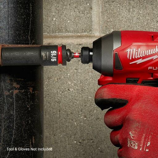 Milwaukee 49666223 1/2" Drive 9/16" SAE Shockwave 6 Point Deep Impact Socket – image 5