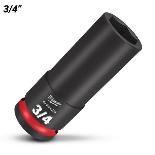 Milwaukee 49666226 1/2" Drive 3/4" SAE Shockwave 6 Point Deep Impact Socket – image 2
