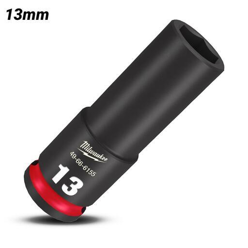 Milwaukee 49666155 13mm 3/8" Drive Shockwave Metric Deep 6 Point Impact Socket – image 2
