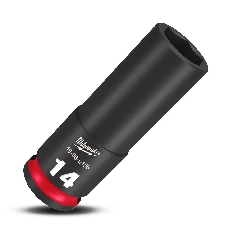 Milwaukee 49666156 14mm 3/8" Drive Shockwave Metric Deep 6 Point Impact Socket – image 4