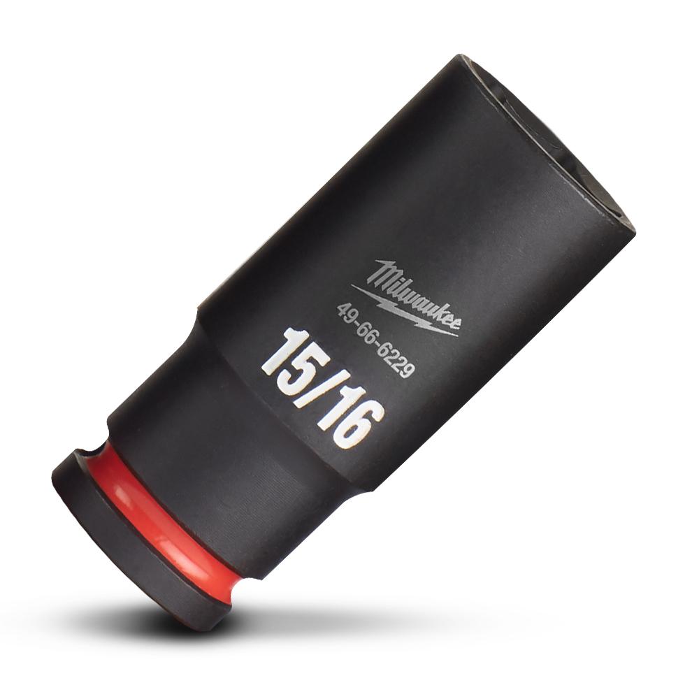 Milwaukee 49666229 1/2" Drive 15/16" SAE Shockwave 6 Point Deep Impact Socket – image 4