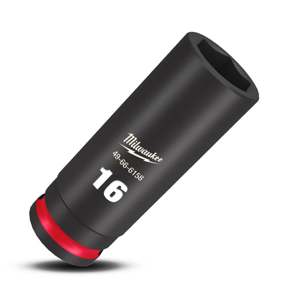 Milwaukee 49666158 16mm 3/8" Drive Shockwave Metric Deep 6 Point Impact Socket – image 4