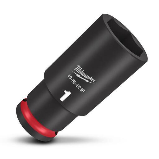 Milwaukee 49666230 1/2" Drive 1" SAE Shockwave 6 Point Deep Impact Socket – image 4