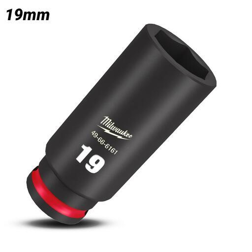 Milwaukee 49666161 19mm 3/8" Drive Shockwave Metric Deep 6 Point Impact Socket – image 2