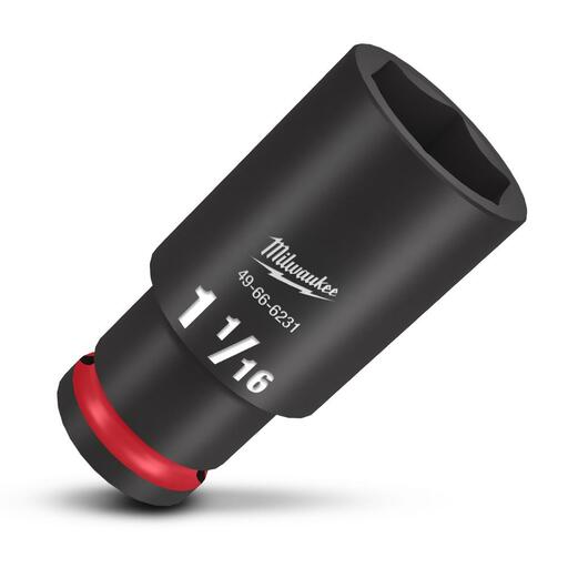 Milwaukee 49666231 1/2" Drive 1-1/16" SAE Shockwave 6 Point Deep Impact Socket – image 4