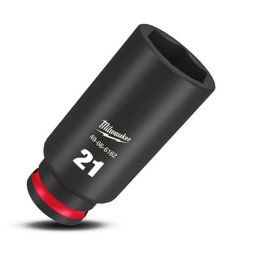 Milwaukee 49666162 21mm 3/8" Drive Shockwave Metric Deep 6 Point Impact Socket – image 4