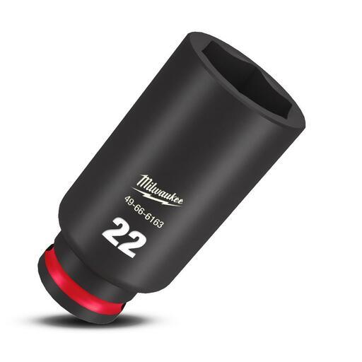 Milwaukee 49666163 22mm 3/8" Drive Shockwave Metric Deep 6 Point Impact Socket – image 4