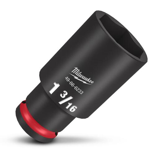 Milwaukee 49666233 1/2" Drive 1-3/16" SAE Shockwave 6 Point Deep Impact Socket – image 4