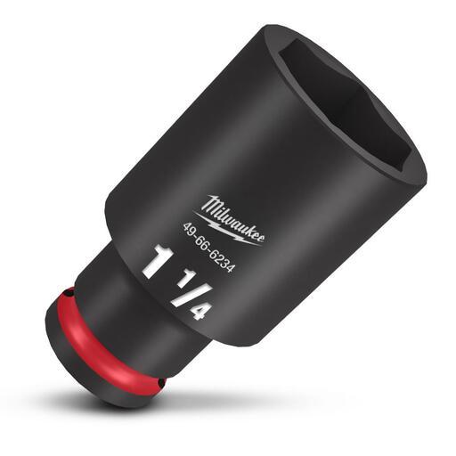 Milwaukee 49666234 1/2" Drive 1-1/4" SAE Shockwave 6 Point Deep Impact Socket – image 4