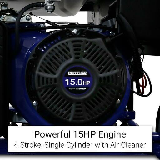 Panther PANTHER8000P 6.5kW 8KVA 4-Stroke Electric Start Petrol Generator – image 6