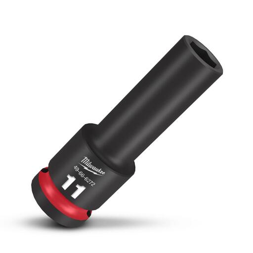 Milwaukee 49666272 1/2" Drive 11mm Metric Shockwave 6 Point Deep Impact Socket – image 4