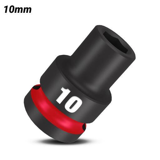 Milwaukee 49666242 10mm 1/2" Drive Shockwave Metric Standard 6 Point Impact Socket – image 2