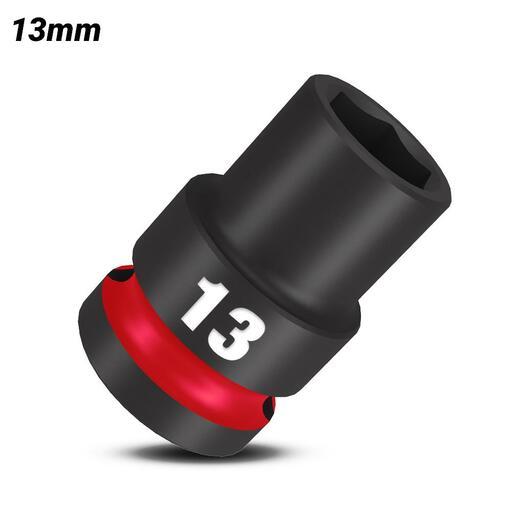 Milwaukee 49666245 13mm 1/2" Drive Shockwave Metric Standard 6 Point Impact Socket – image 2