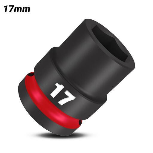 Milwaukee 49666249 17mm 1/2" Drive Shockwave Metric Standard 6 Point Impact Socket – image 2