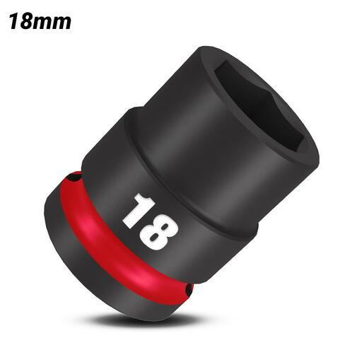 Milwaukee 49666250 18mm 1/2" Drive Shockwave Metric Standard 6 Point Impact Socket – image 2