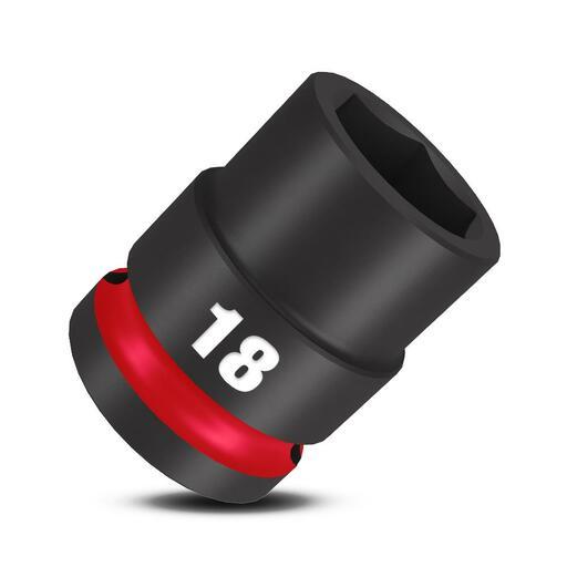 Milwaukee 49666250 18mm 1/2" Drive Shockwave Metric Standard 6 Point Impact Socket – image 4