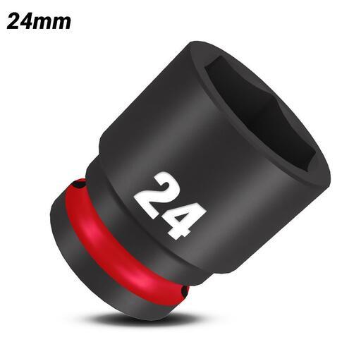 Milwaukee 49666256 24mm 1/2" Drive Shockwave Metric Standard 6 Point Impact Socket – image 2