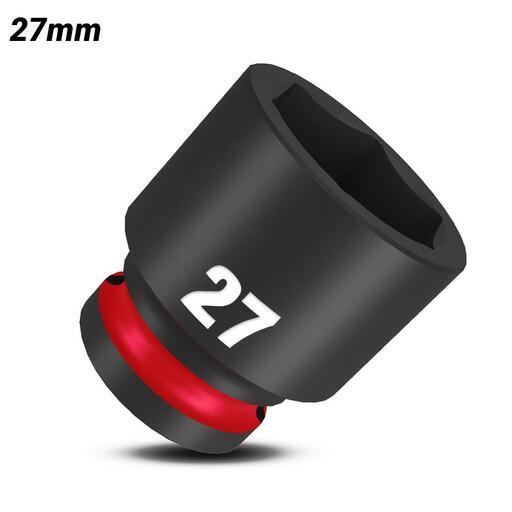 Milwaukee  49666259 27mm 1/2" Drive Shockwave Metric Standard 6 Point Impact Socket – image 2