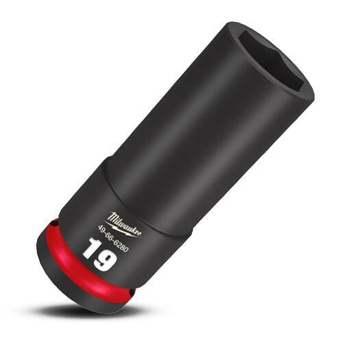 Milwaukee 49666280 1/2" Drive 19mm Metric Shockwave 6 Point Deep Impact Socket – image 4