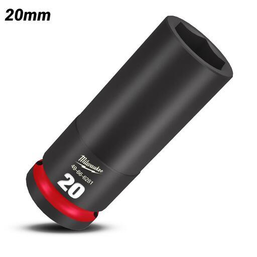 Milwaukee 49666281 1/2" Drive 20mm Metric Shockwave 6 Point Deep Impact Socket – image 4