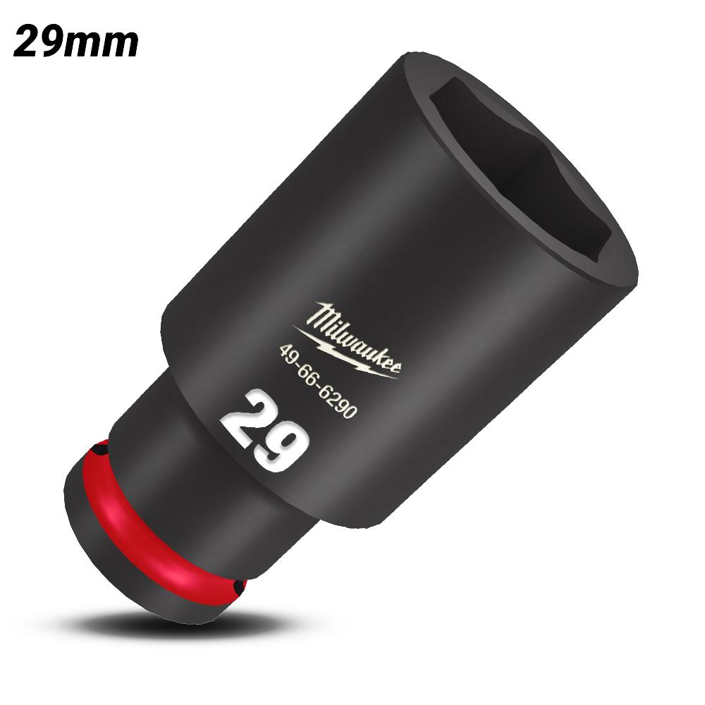 Milwaukee 49666290 1/2" Drive 29mm Metric Shockwave 6 Point Deep Impact Socket – image 2