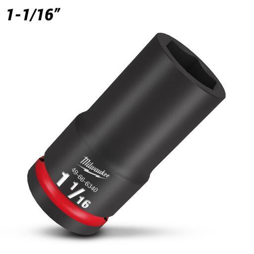 Milwaukee 49666340 3/4" Drive 1-1/16" SAE Shockwave Deep 6 Point Impact Socket – image 2