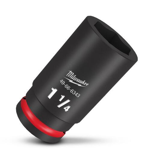 Milwaukee 49666343 3/4" Drive 1-1/4" SAE Shockwave Deep 6 Point Impact Socket – image 4