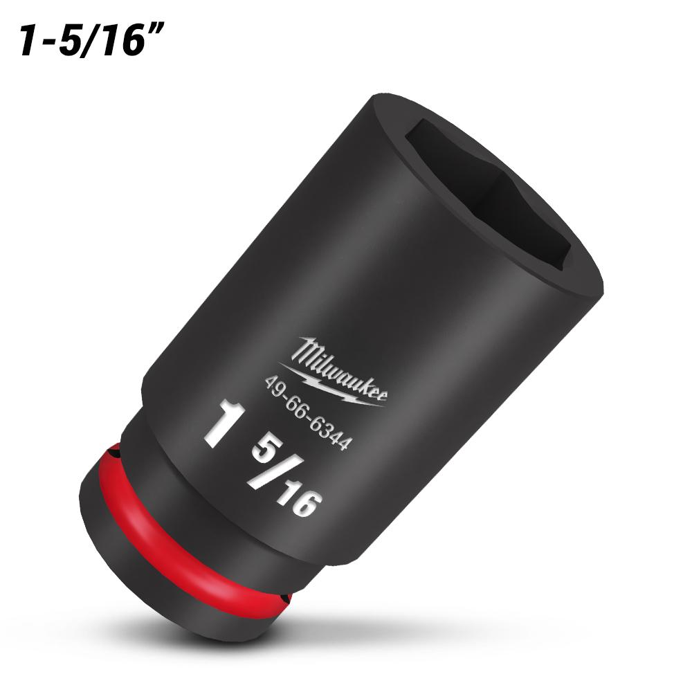 Milwaukee 49666344 3/4" Drive 1-5/16" SAE Shockwave Deep 6 Point Impact Socket – image 2