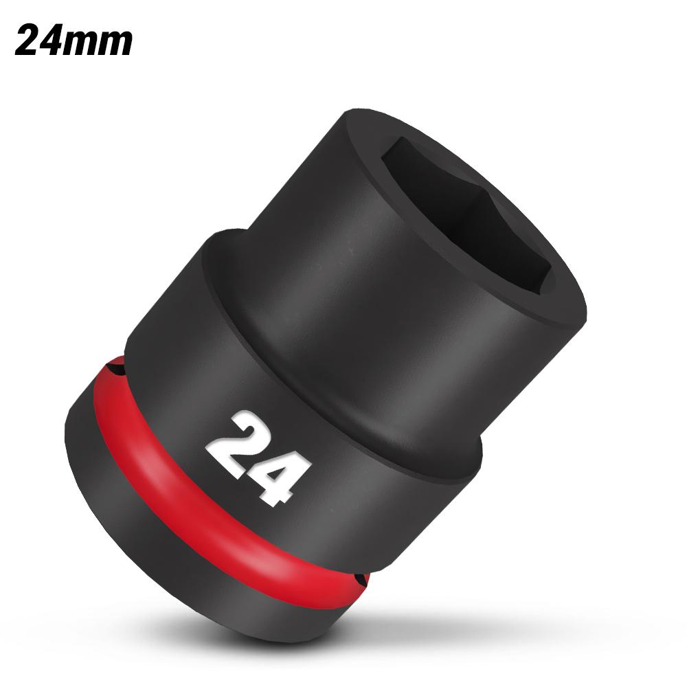 Milwaukee 49666362 3/4" Drive 24mm Metric Shockwave 6 Point Impact Socket – image 2
