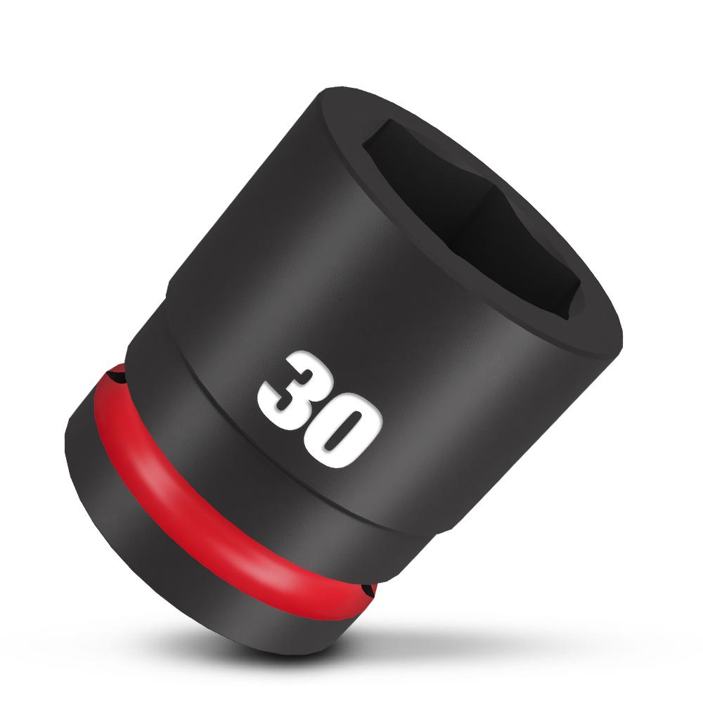 Milwaukee 49666368 3/4" Drive 30mm Metric Shockwave 6 Point Impact Socket – image 4