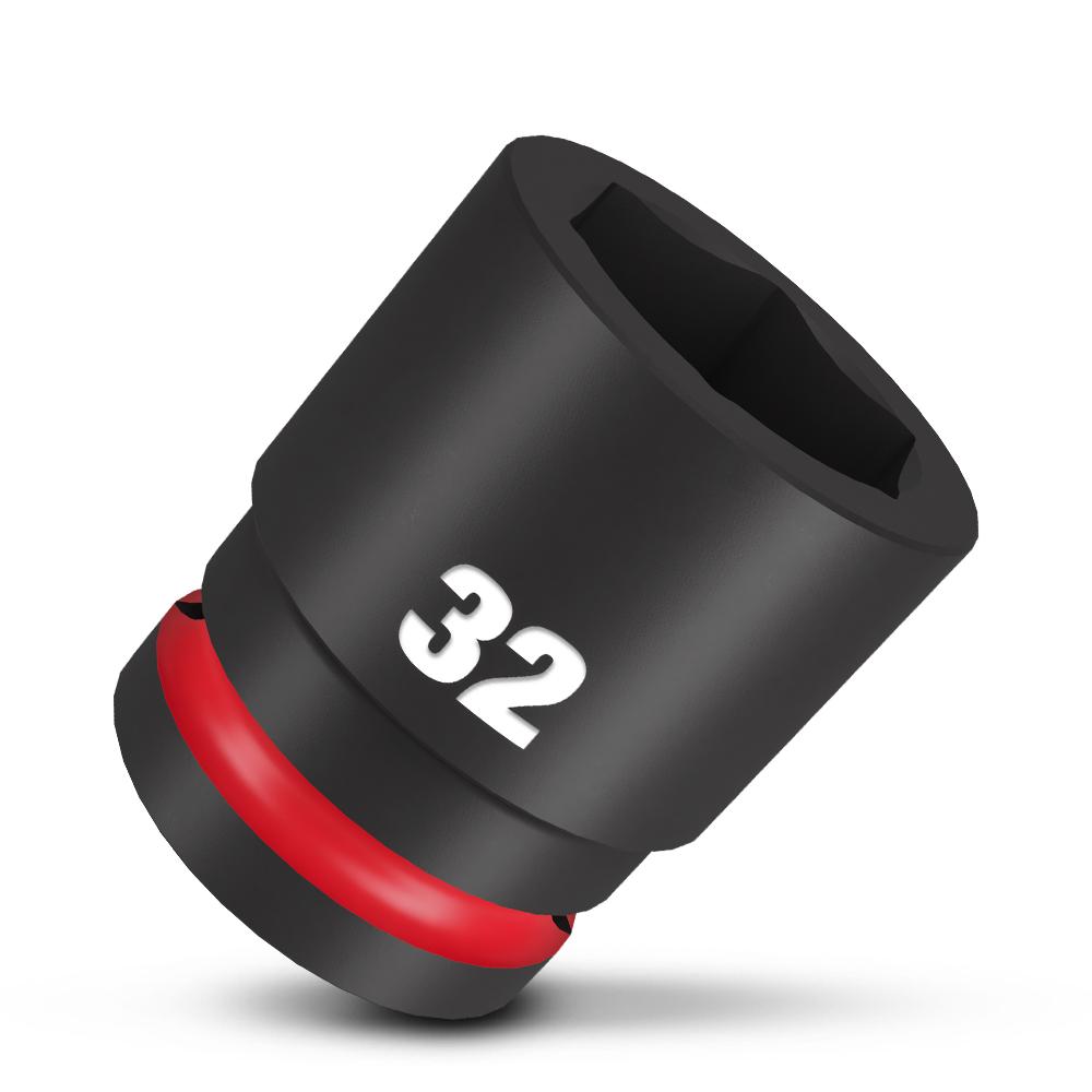 Milwaukee 49666370 3/4" Drive 32mm Metric Shockwave 6 Point Impact Socket – image 4