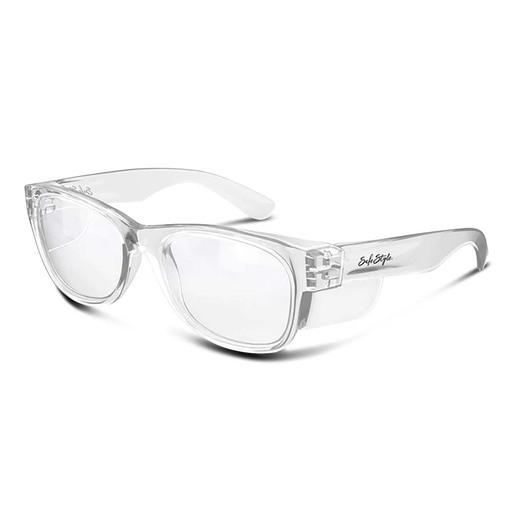 SafeStyle CCC100 UV400 Classics Clear Frame Clear Lens