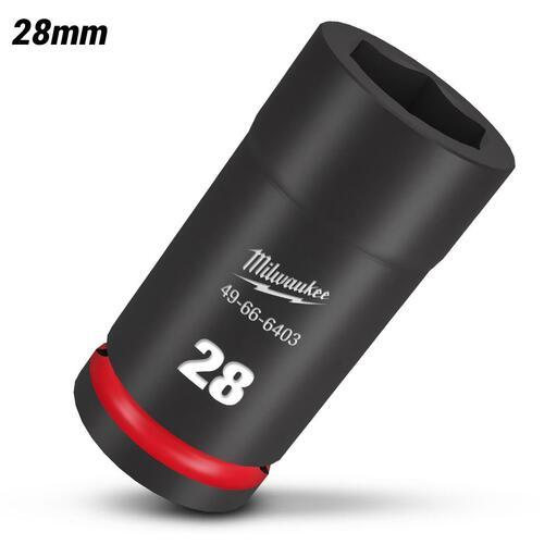 Milwaukee 49666403 3/4" Drive 28mm Metric Shockwave Deep 6 Point Impact Socket – image 2