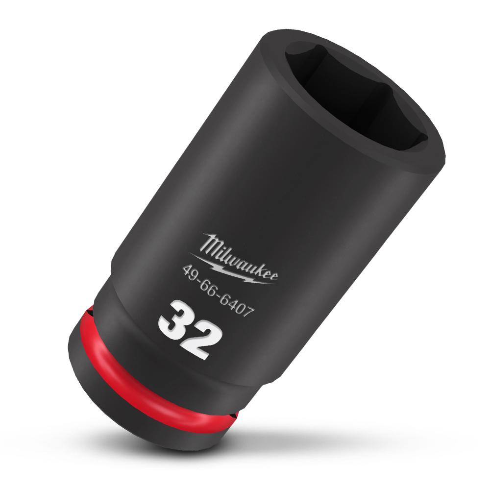 Milwaukee 49666407 3/4" Drive 32mm Metric Shockwave Deep 6 Point Impact Socket – image 4
