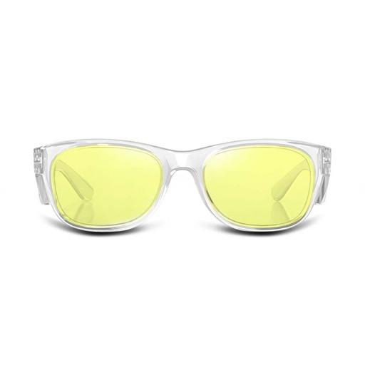 SafeStyle CCY100 UV400 Classics Clear Frame Yellow Lens – image 3