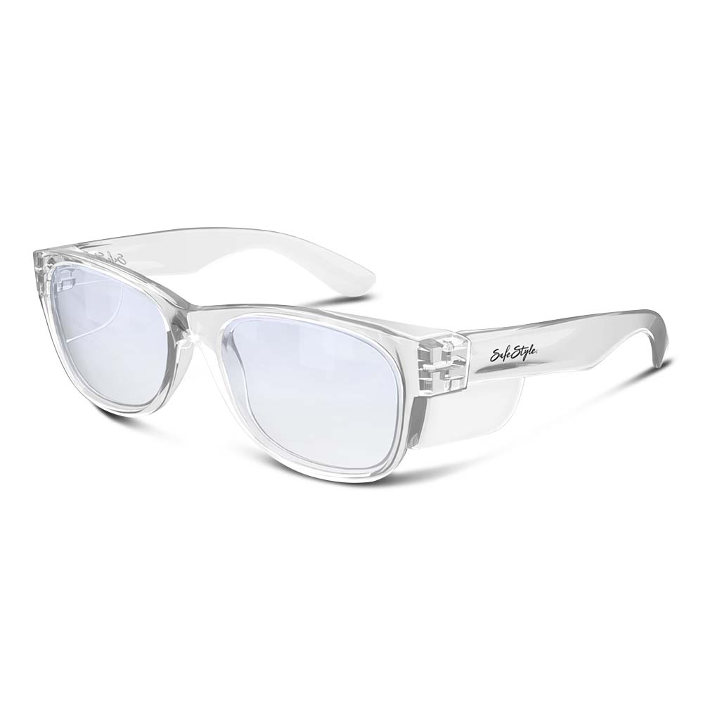 QUAY // ltd ed retro-chic clear frame magnetic aviator blue light glasses Blue Light Clear Aviator Glasses Australia Quay Australia  main image 4