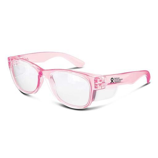 SafeStyle CPC100 UV400 Pink Frame Clear Lens