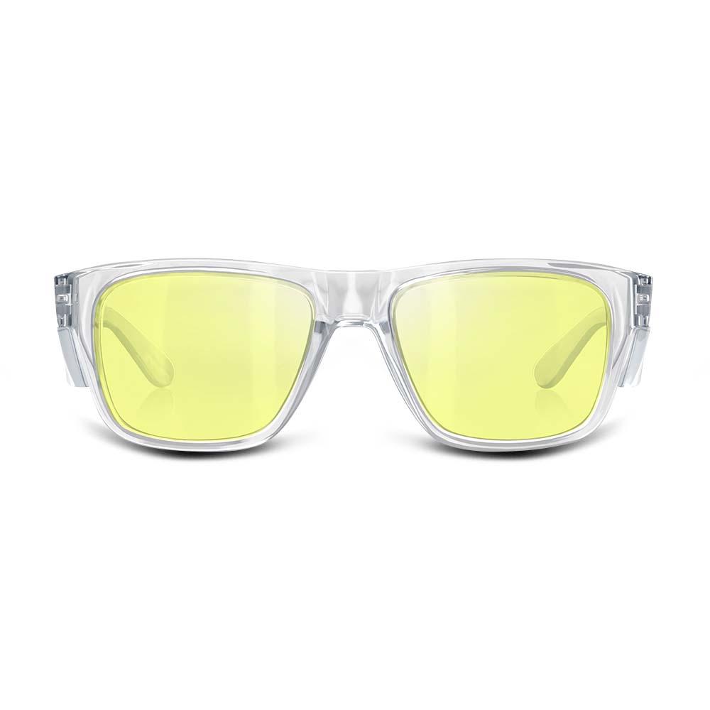 SafeStyle FCY100 UV400 Fusions Clear Frame Yellow Lens – image 3