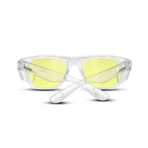 SafeStyle FCY100 UV400 Fusions Clear Frame Yellow Lens – image 5