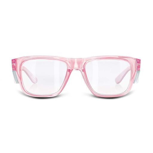 SafeStyle FPC100 UV400 Fusions Pink Frame Clear Lens – image 3