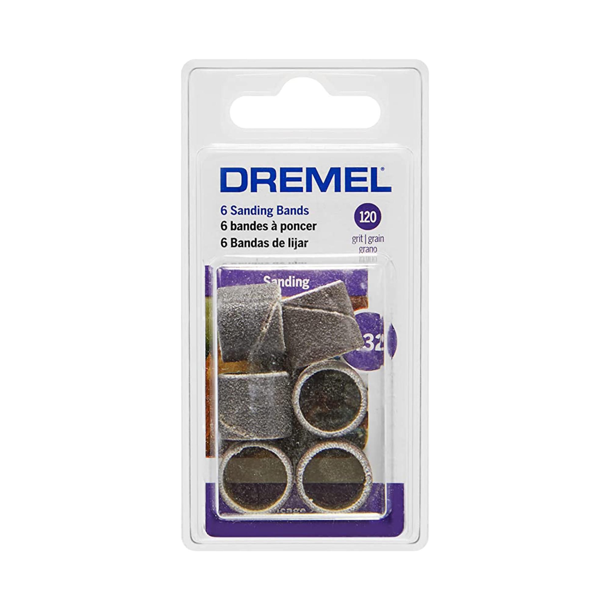 Dremel 5000432 (2.615.000.432) 6-Pack 13mm 120 Grit Sanding Bands – image 3