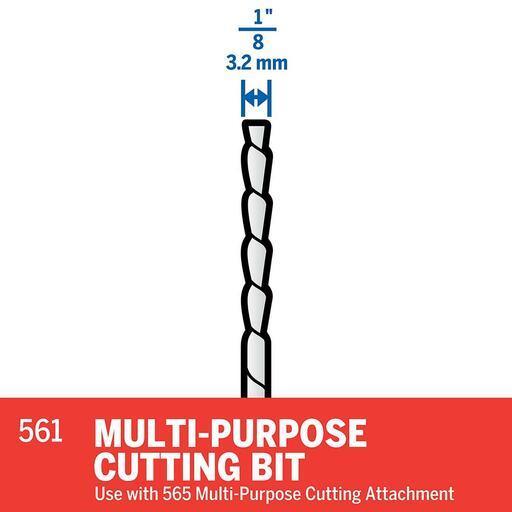 Dremel 5000561 (2.615.000.561) 3.2mm Multipurpose Spiral Cutting Bit – image 3