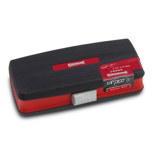 Sidchrome SCMT12141 23pce Metric 1/4" Drive Pico Socket & Tool Set with Ultra Compact Flex Head Ratchet – image 6