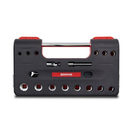 Sidchrome SCMT13151 18pce Metric 3/8" Drive Socket Set Detection Box with Dual Function Rotator Ratchet – image 6