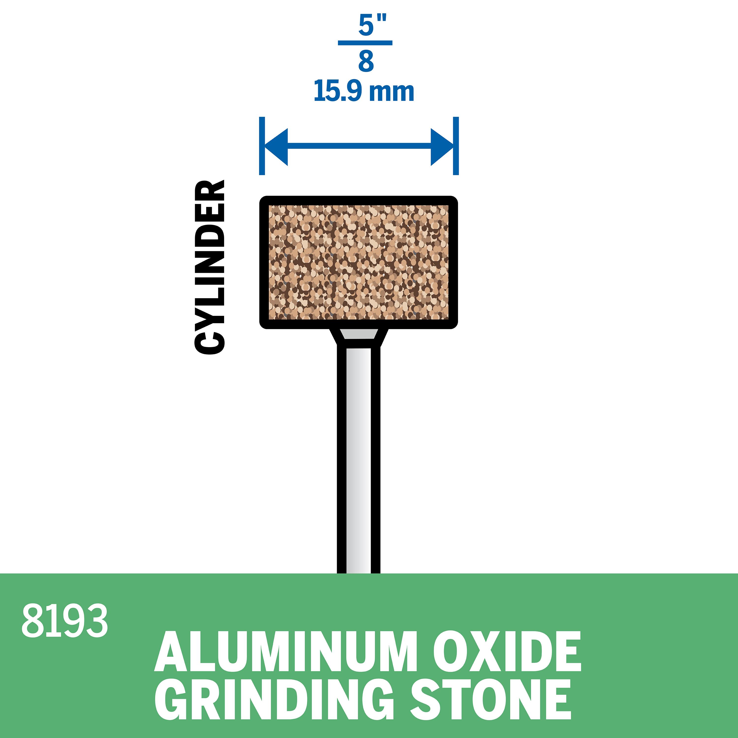 Dremel 2615008193 15.9mm Aluminum Oxide Grinding Stone – image 6