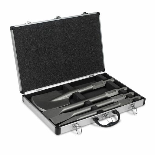 Techsmart P65A 4pce 30mm Hex Industrial Demolition Chisel Set