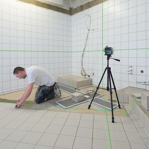 Bosch GLL3-80 GC + D-TECH120 (0.615.994.0RK) 12V Line Green Laser Level & Detector – image 8