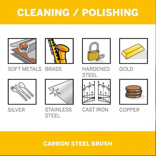 Dremel 442-02 (2.615.044.2AC) 2-Pack 13mm Round Carbon Steel Brush – image 7