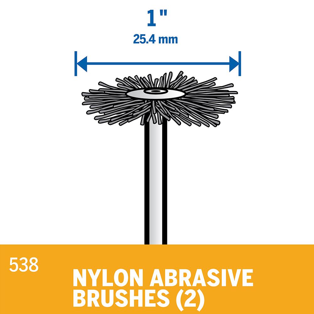 Dremel 53702 (2.615.053.7AA) 2Pack 25.4mm High Performance Abrasive
